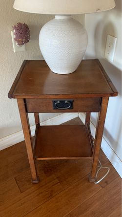 Cute end table solid wood