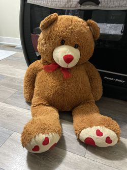 Giant Stuffed Brown Bear