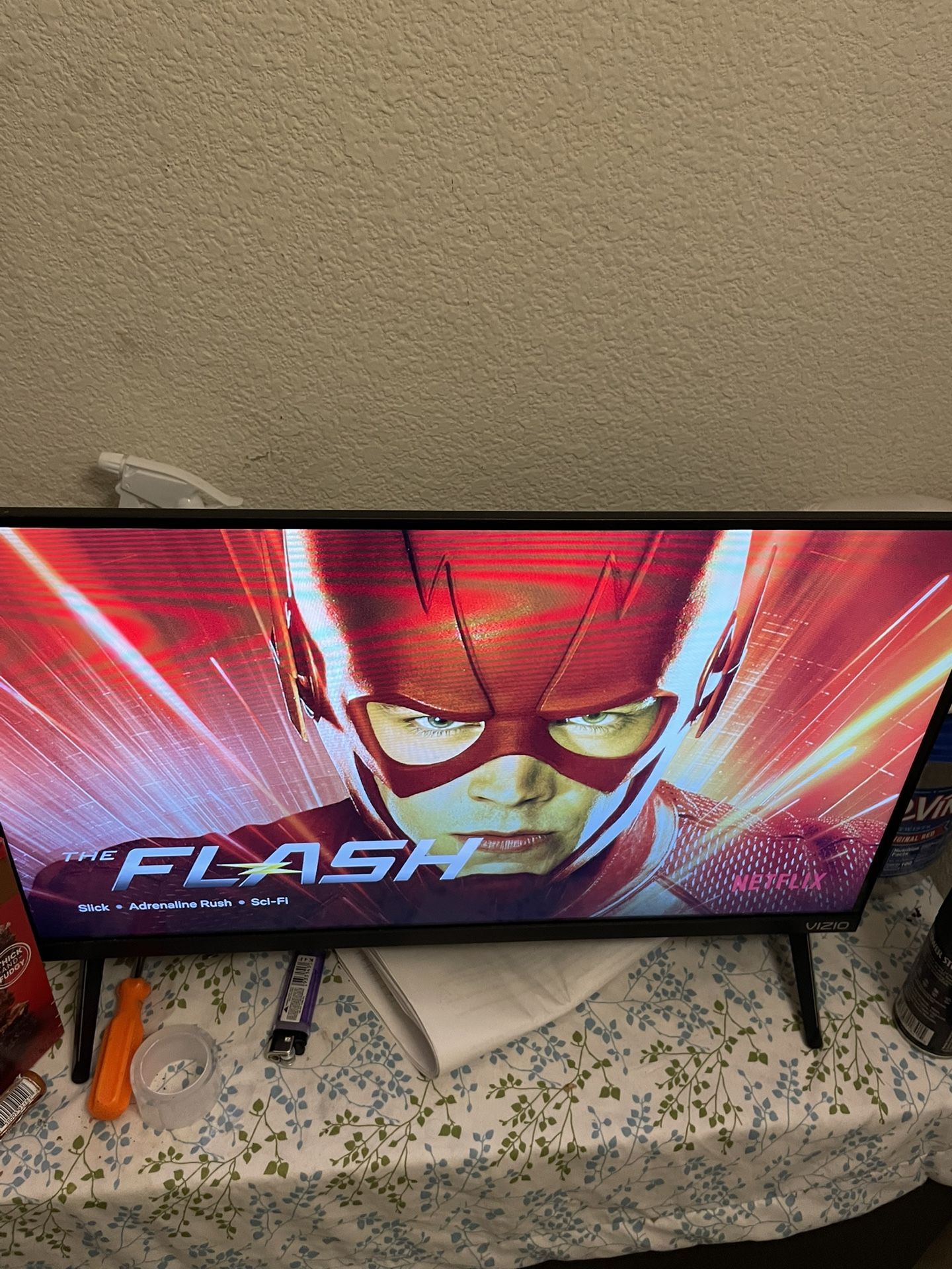 24” Vizio Tv Black