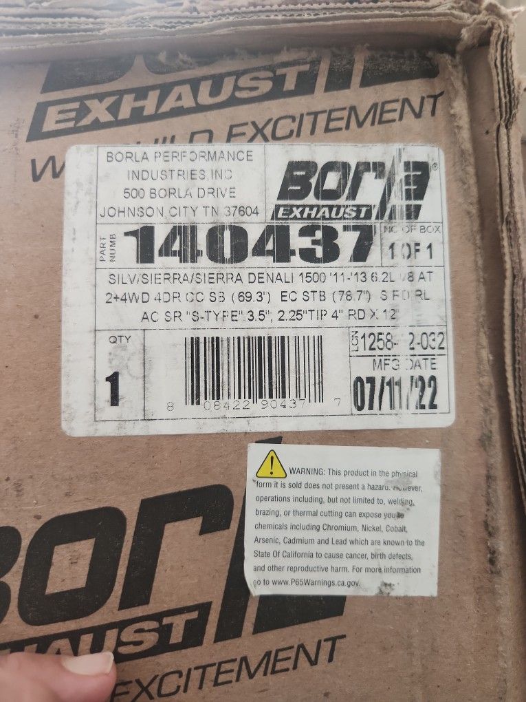 Borla Exhaust