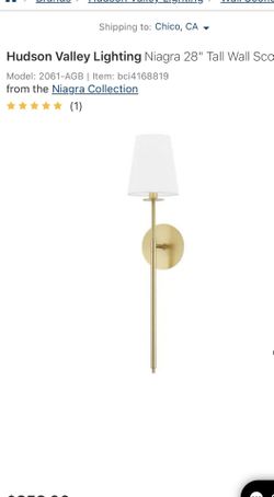 Hudson valley Sconce 