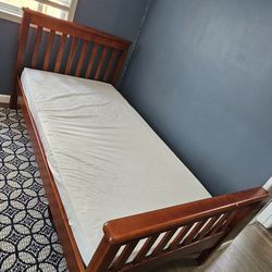 Twin Bed With Matres