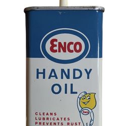 Vintage ENCO Handy Oil Can Clean Rare  