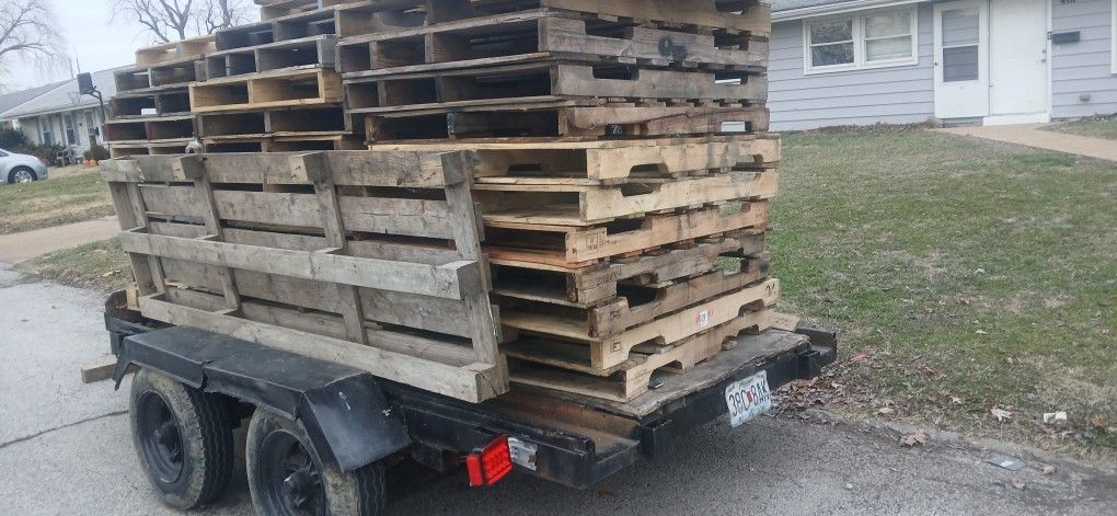 Pallets For Sale + Trailer Also For sale