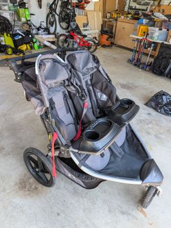 Double bob running stroller
