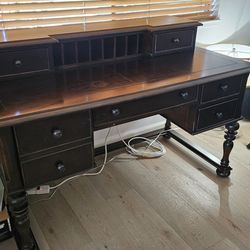 Wooden desk