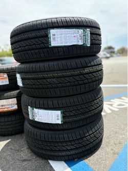215/55-17 Vendo set de llantas Nuevas con 50,000 millas de garantía