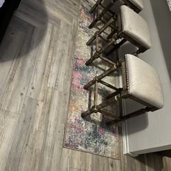 3 Counter Height Bar Stools 