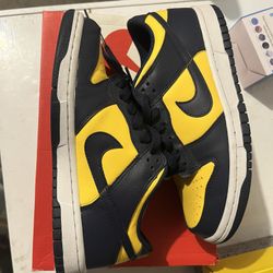 Michigan Dunk Low’s sz 5.5y