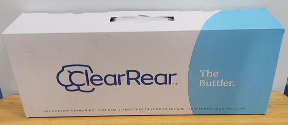 Brand New in Box! Clear Rear The Buttler Bidet Attachment