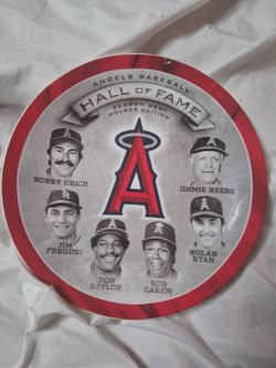 Angels baseball plate