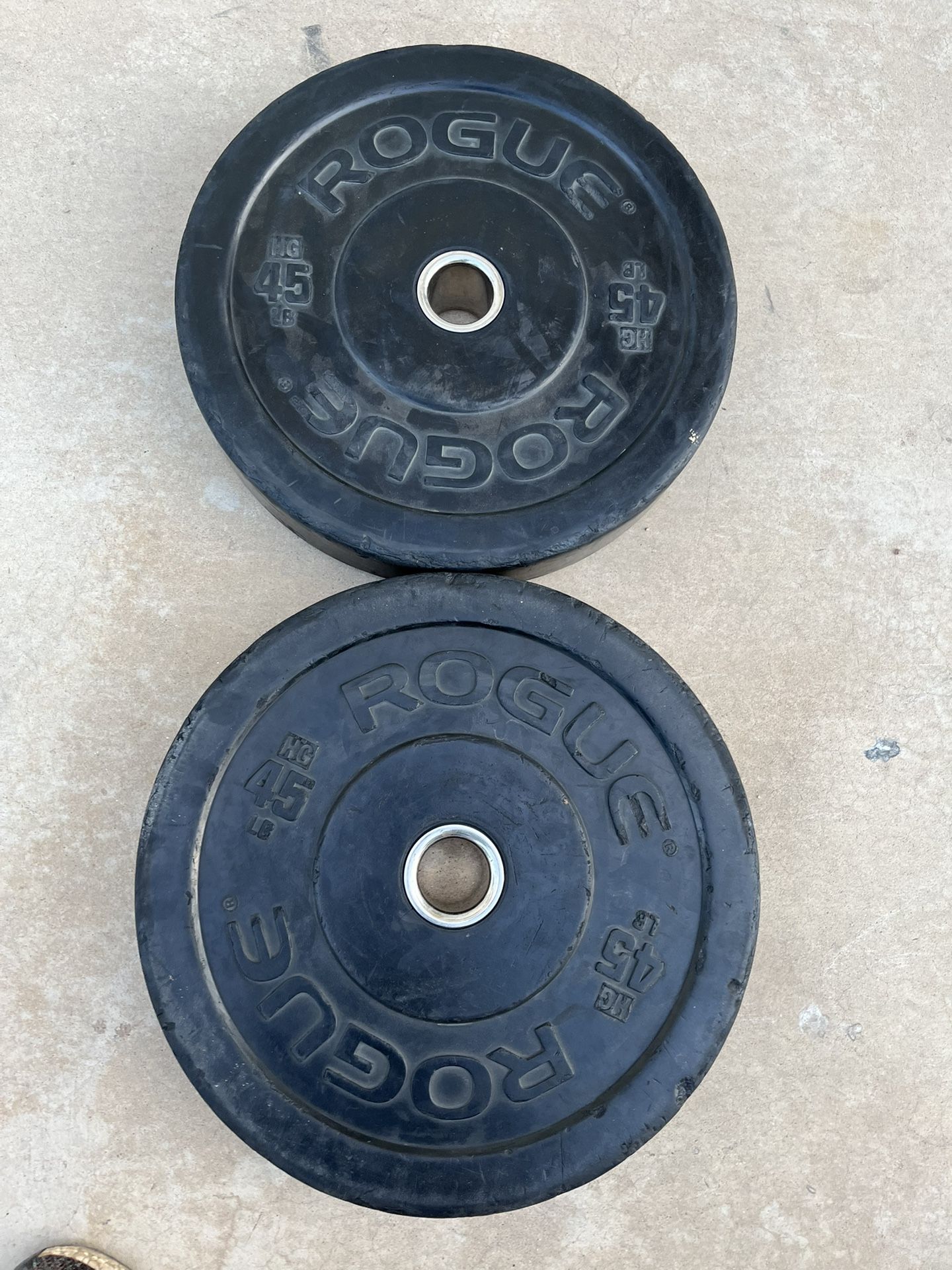 Rogue Hg 2.0 45lb Olympic Bumper Plate Set