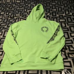 Chrome Hearts Neon Green Miami exclusive Hoodie
