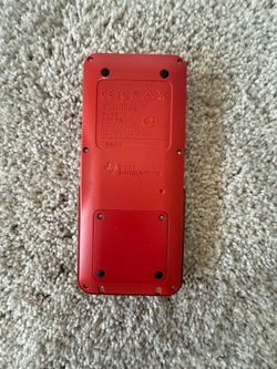 TI-84 Plus CE Python Graphing Calculator - Red + Charger