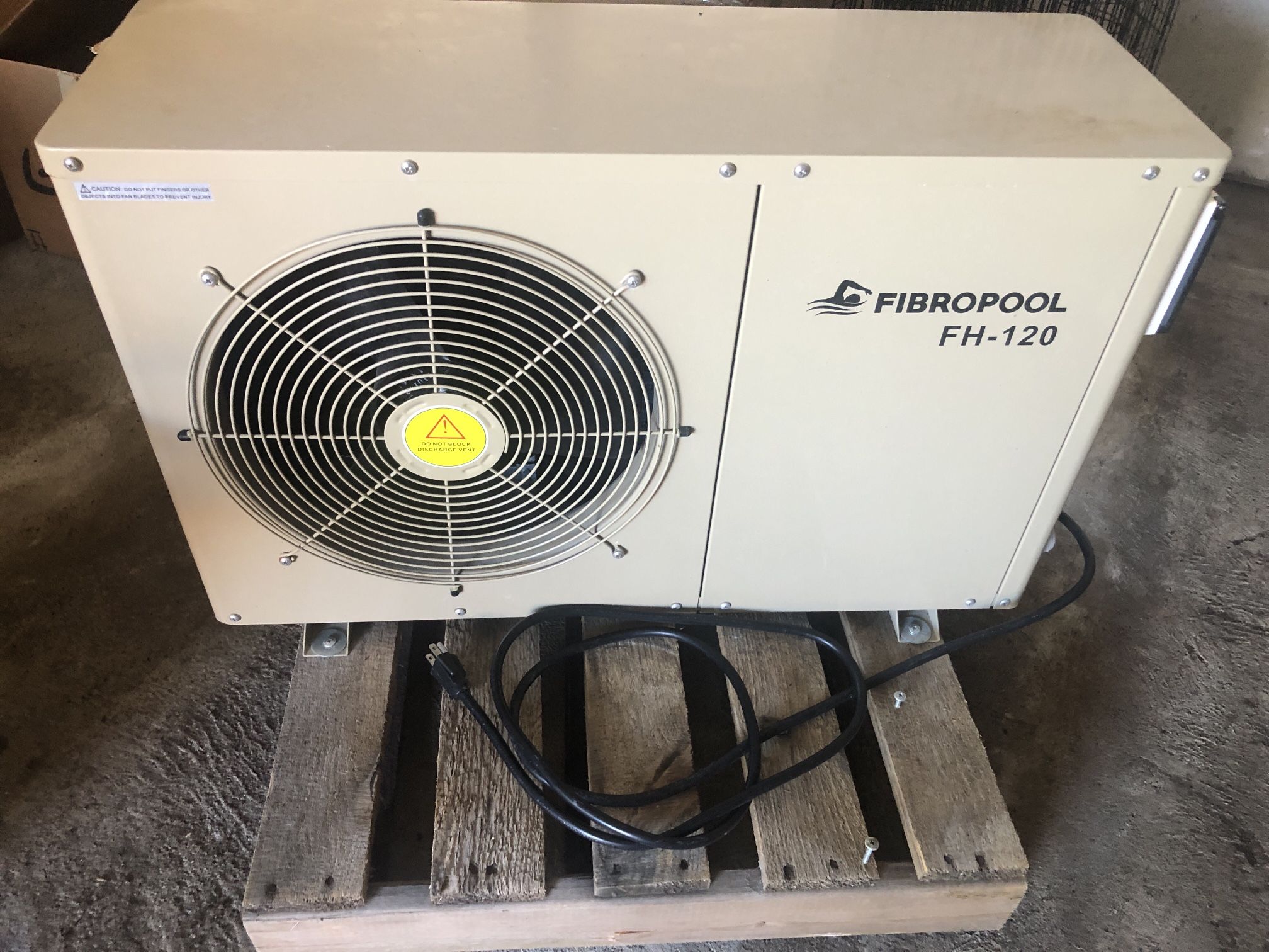 Pool heater Fibropool FH120