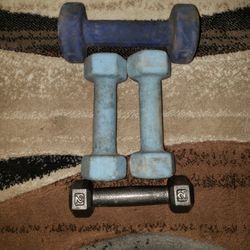 Weights, Dumbells 5lb, 3lb,3lb And 2lb Perfect Starter Kit