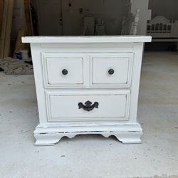 Solid Wood Farmhouse Cottage Shabby Chic Rustic Vintage French Provincial Country Modern End Side Table 