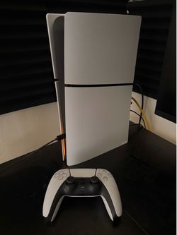 PS5 with controller