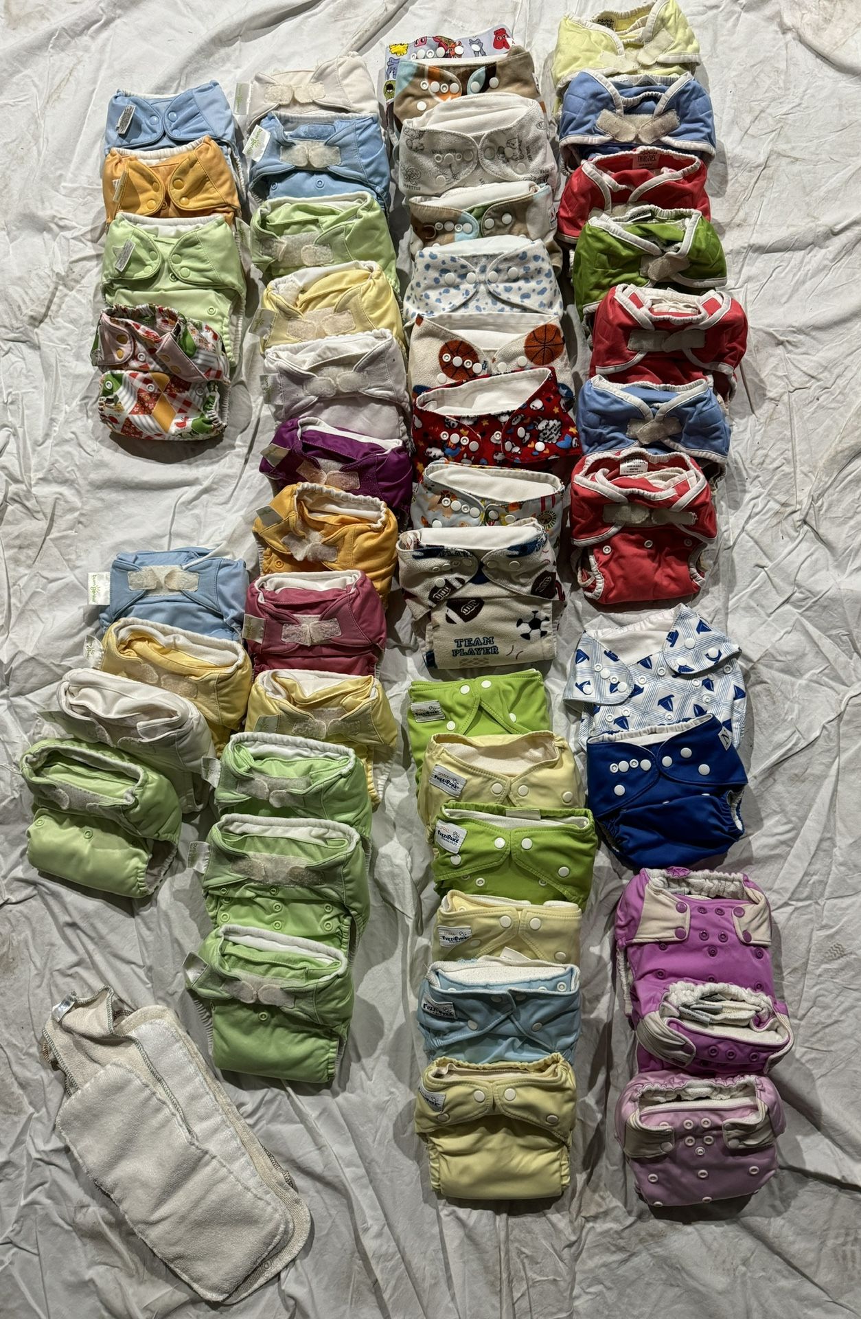 47 Reusable Diapers!!!