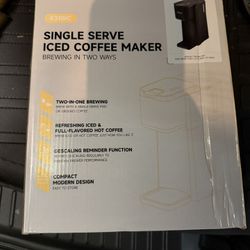 Single Serve Iced Coffee Maker 
