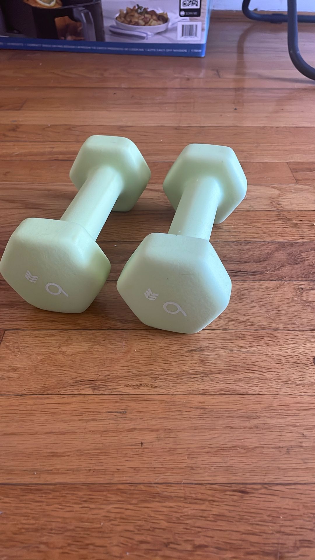 Light Green 6ibs Dumbbells