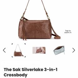 The Sak Silverlake Crossbody Bag 3-in-1"Tobacco Floral Embossed" leather finish MSRP $159.99 West Las Vegas See My Listings Summerlin  