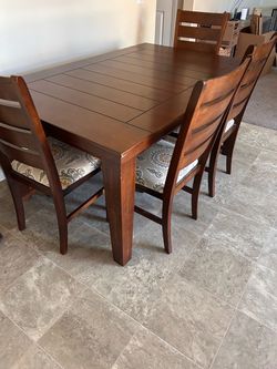 Table and chairs for dining room
