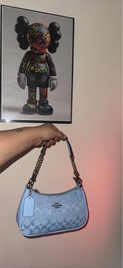 Blue coach bag