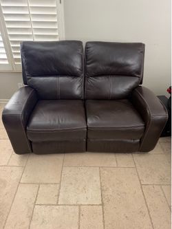 Reclining Leather couch set
