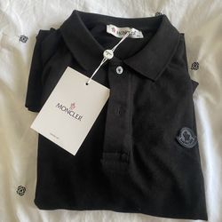 Moncler Men’s Black Polo (XXL) 
