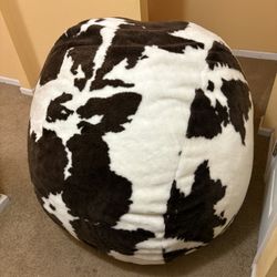 GIANT Cow Print Bean Bag