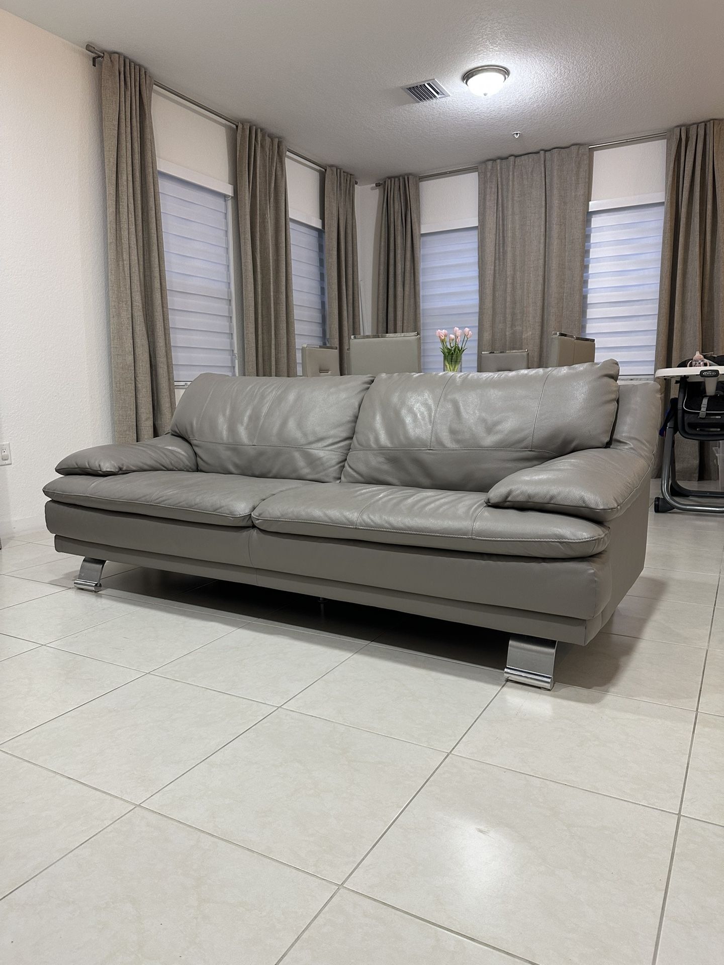 Leather Couch 