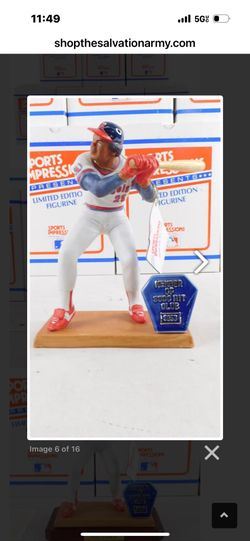 Anaheim Angels Rod Carew Limited Figurine In Box