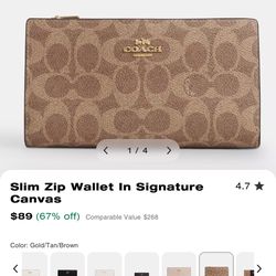 New Coach Wallet 