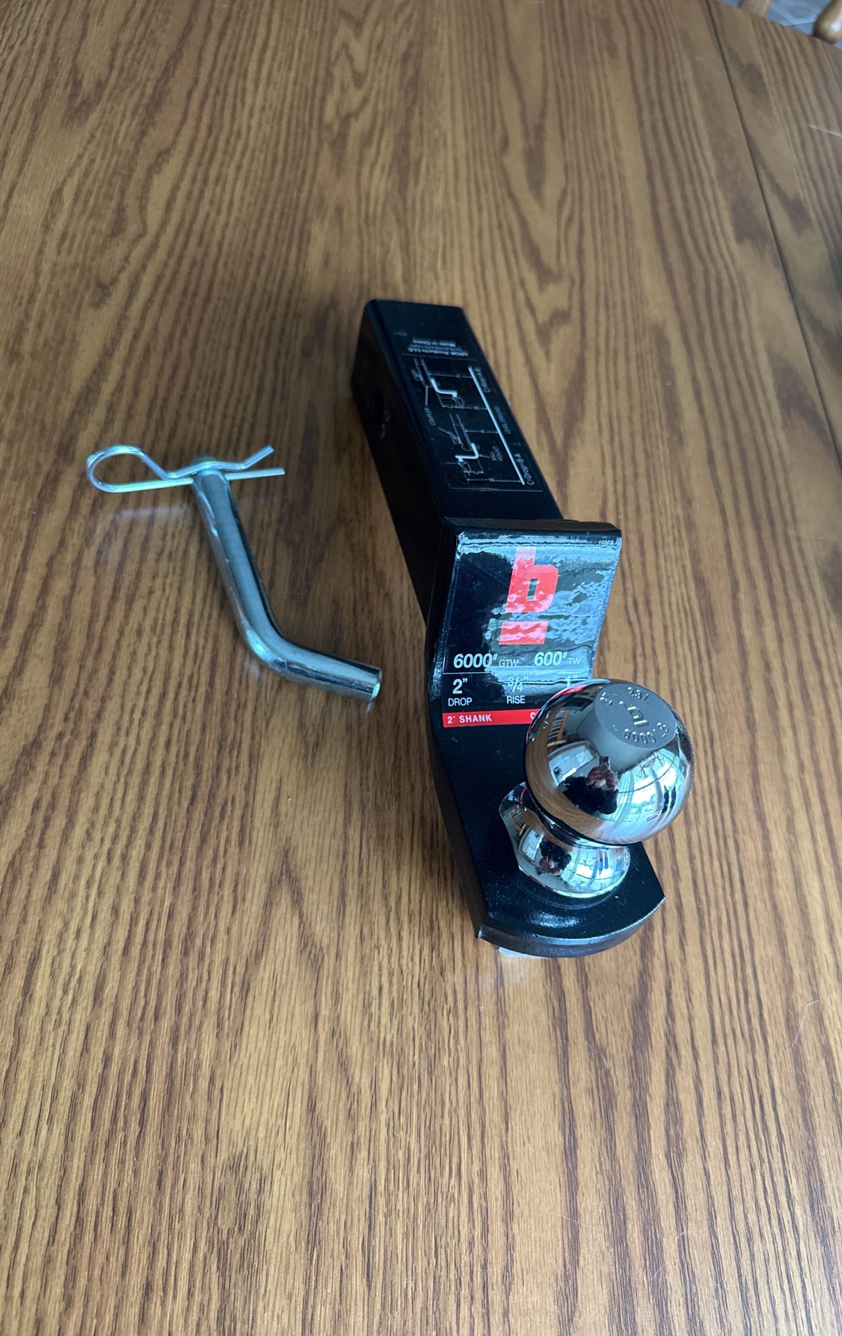 Brok 2” Trailer Hitch & 2” Ball