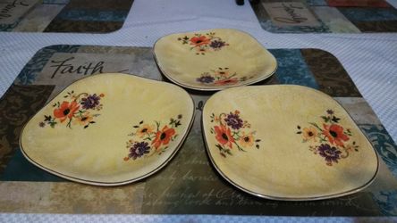 3 Antique Plates made in Ohio