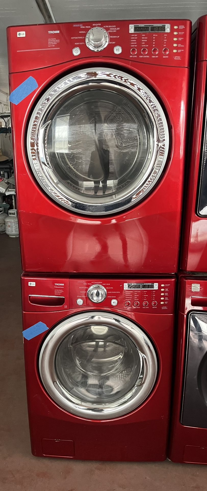 Lg TromSteam Washer And Lg Electric Dryer