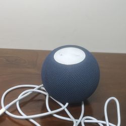 Apple HomePod Mini Smart Speaker Wi-Fi, Bluetooth, Siri, A2374, Blue. Used in good condition with some cosmetic blemishes. These blemishes are in the 