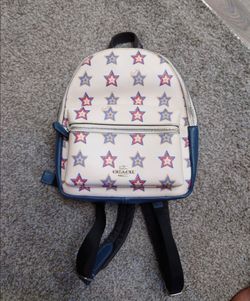Coach Mini Charlie Backpack with Western Star Print F72775