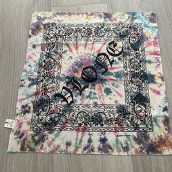 Vlone Houston Pop Up Exclusive Tie Dye Paisley Bandana - 100% Cotton