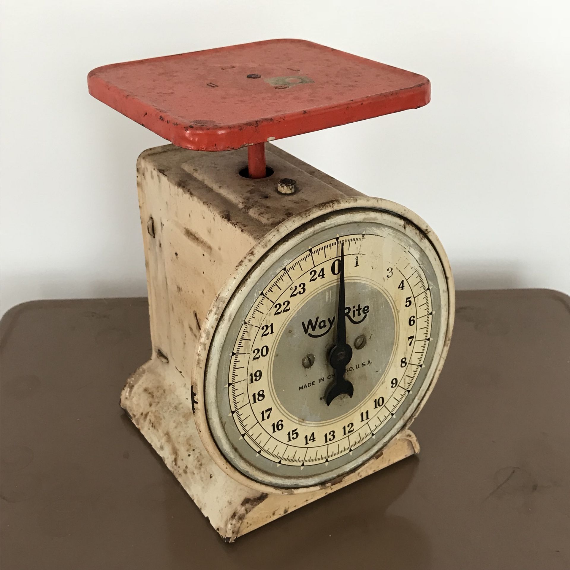 Vintage kitchen scale, Way Rite, 1940s