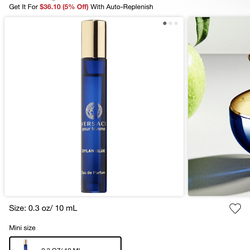 Versace Dylan Blue Pour Femme Eau de Parfum Travel Spray