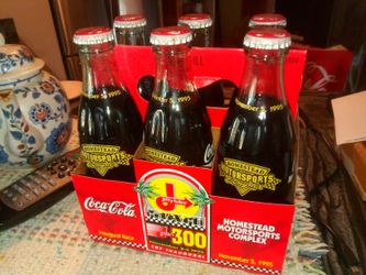 Homestead Motorsports inaugural Coke bottles