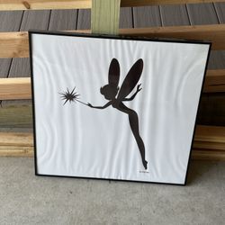 Framed Tinkerbell Disney Print