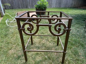 Wrought Iron Patio Table Base