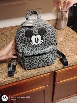 Mickey Mouse leather backpack