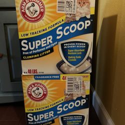 NEW Arm & Hammer Cat Litter 40 lb — Fragrance Free 