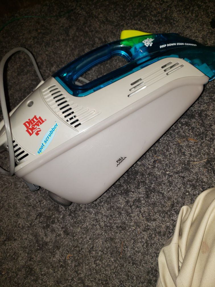 dirt devil spot scrubber portable shampooer / vacuum