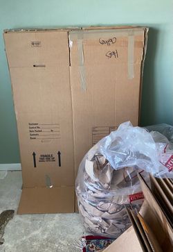 Moving Boxes Bundle + Packing Paper Material