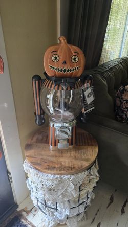 Halloween Pumpkin Gumball Machine